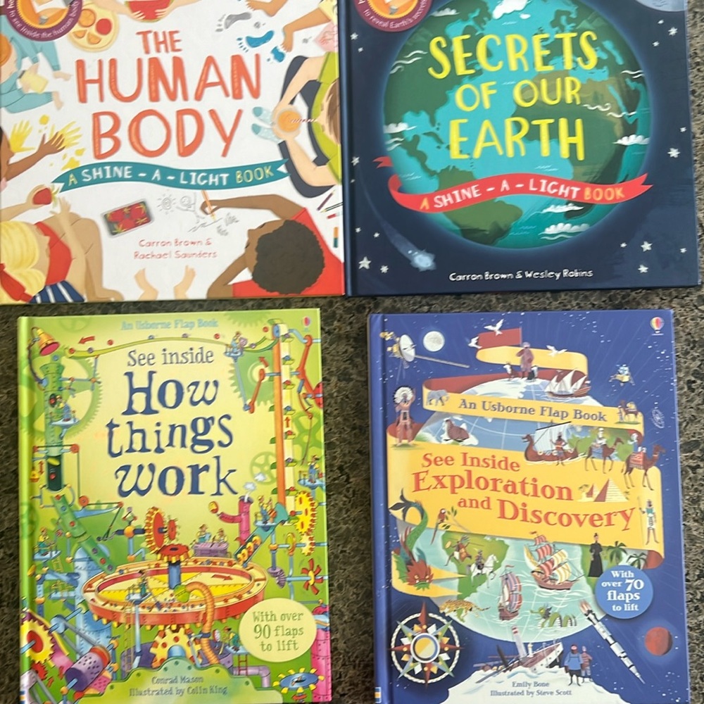 Unborne Flap Books & Shine a Light books